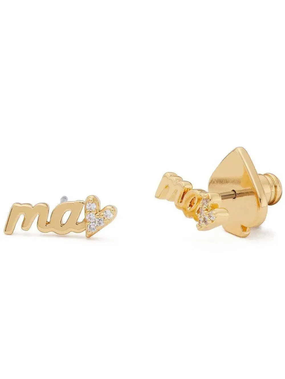 Kate Spade Love You Mom Mama Mini Stud Earrings